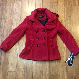 NWT Rothschild Red Peacoat